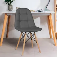 Scaun de bucătărie Sunrise C-24 PU Piele artificială/ Gray Beech Wood photo 5