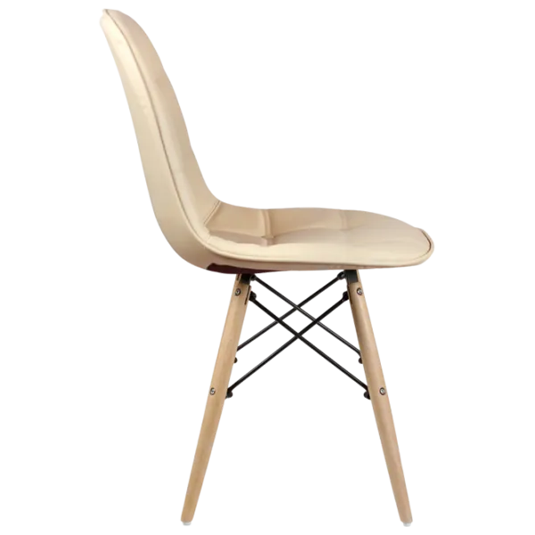 Кухонный стул Sunrise C-24 PU Искусственная кожа/ Бежевый Beech Wood photo 2