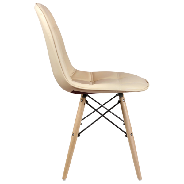 Кухонный стул Sunrise C-24 PU Искусственная кожа/ Бежевый Beech Wood photo 2