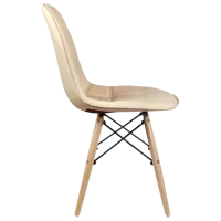 Кухонный стул Sunrise C-24 PU Искусственная кожа/ Бежевый Beech Wood photo 2