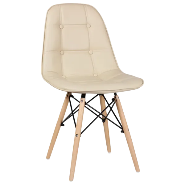 Кухонный стул Sunrise C-24 PU Искусственная кожа/ Бежевый Beech Wood photo 4