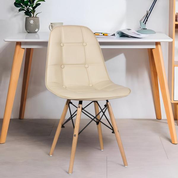 Кухонный стул Sunrise C-24 PU Искусственная кожа/ Бежевый Beech Wood photo 5