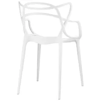 Scaun de grădină Heniver Karmen Plastic / Plastic / White White photo 5