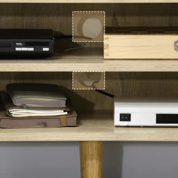 Тумба под телевизор Homcom 839-660V00AK 42 x 150 x 30см / ДСП photo 5 Тумба под телевизор Homcom 839-660V00AK 42 x 150 x 30см / ДСП photo 5