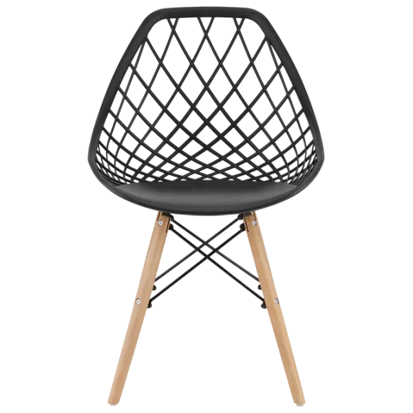 Scaun de bucătărie Sunrise C-73 PP Plastic/ Black Beech Wood photo 1