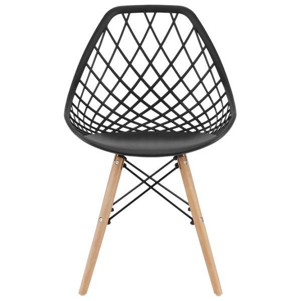 Scaun de bucătărie Sunrise C-73 PP Plastic/ Black Beech Wood photo 1