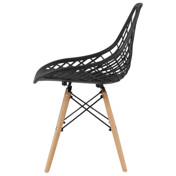 Scaun de bucătărie Sunrise C-73 PP Plastic/ Black Beech Wood photo 3
