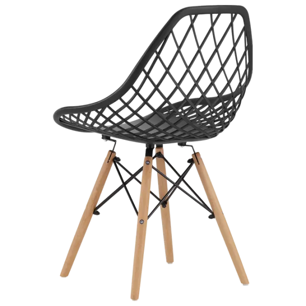 Scaun de bucătărie Sunrise C-73 PP Plastic/ Black Beech Wood photo 4