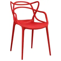 Scaun de grădină Heniver Karmen Plastic / Plastic / Red Red