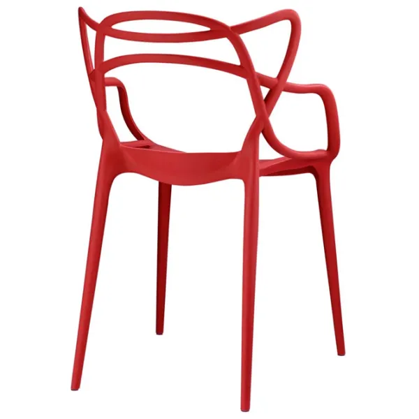 Scaun de grădină Heniver Karmen Plastic / Plastic / Red Red photo 2