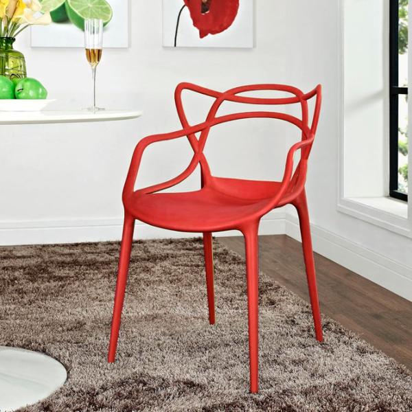 Scaun de grădină Heniver Karmen Plastic / Plastic / Red Red photo 5