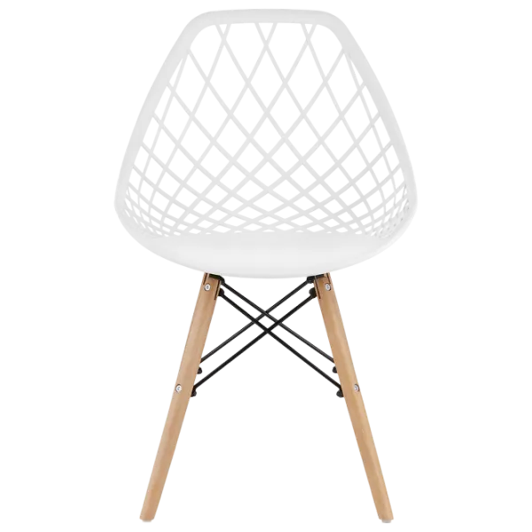 Scaun de bucătărie Sunrise C-73 PP Plastic/ White Beech Wood photo 1