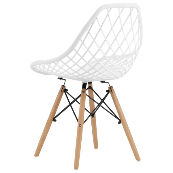 Scaun de bucătărie Sunrise C-73 PP Plastic/ White Beech Wood photo 2