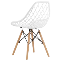 Scaun de bucătărie Sunrise C-73 PP Plastic/ White Beech Wood photo 2