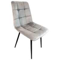 Кухонный стул AG Form FX  Бархат/ Grey Черный