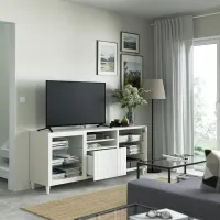 Тумба под телевизор Ikea Besta 74 x 180 x 42см / ДСП photo 2