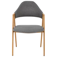 Кухонный стул Halmar K344 Текстиль/ Серый 