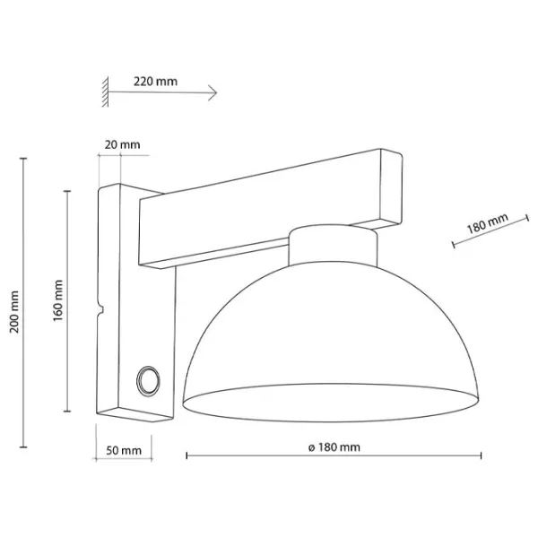 Lampă de perete TK Lighting TK-6279 15 W / E27 photo 3 Lampă de perete TK Lighting TK-6279 15 W / E27 photo 3