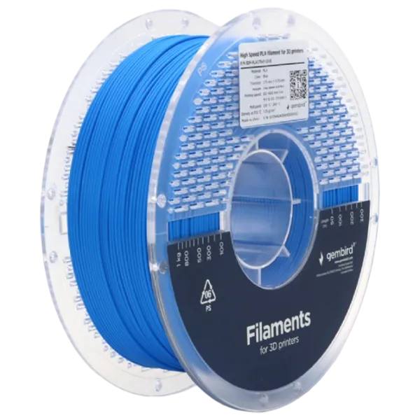 Филамент Gembird 3DP-PLA1.75HY-01-B Синий photo 1 Филамент Gembird 3DP-PLA1.75HY-01-B Синий photo 1