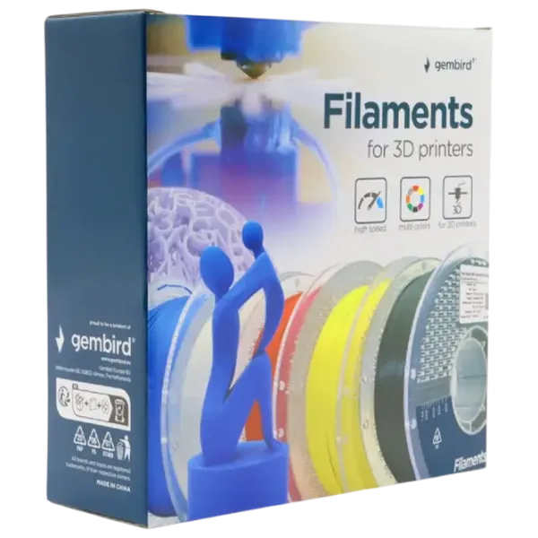 Filament Gembird 3DP-PLA1.75HY-01-R Red photo 3