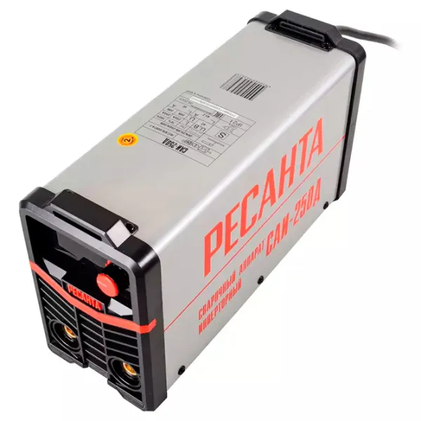 Aparat de sudat Resanta САИ-250Д 220 - 240 V cu electrod (MMA) / Gray photo 2