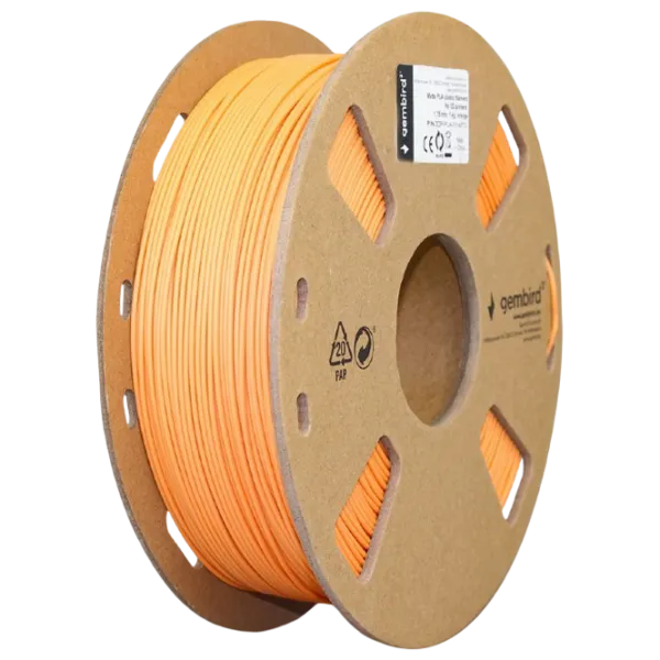 Филамент Gembird 3DP-PLA-01-MTO Оранжевый photo 1