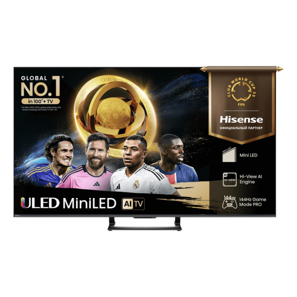 Телевизор Hisense 75U7Q 75" / MiniLED / 4K / Smart TV / Черный photo 1
