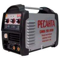 Сварочный аппарат Resanta САИПА-200ПРОФ 220 - 240 В полуавтоматическая (MIG/MAG), ручная дуговая (MMA), аргонно-дуговая (TIG) / Серый