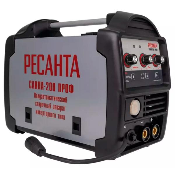 Сварочный аппарат Resanta САИПА-200ПРОФ 220 - 240 В полуавтоматическая (MIG/MAG), ручная дуговая (MMA), аргонно-дуговая (TIG) / Серый photo 3 Сварочный аппарат Resanta САИПА-200ПРОФ 220 - 240 В полуавтоматическая (MIG/MAG), ручная дуговая (MMA), аргонно-дуговая (TIG) / Серый photo 3