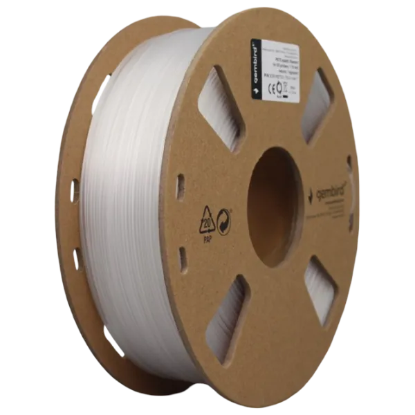 Filament Gembird 3DP-PETG1.75-01-NAT Natural photo 1