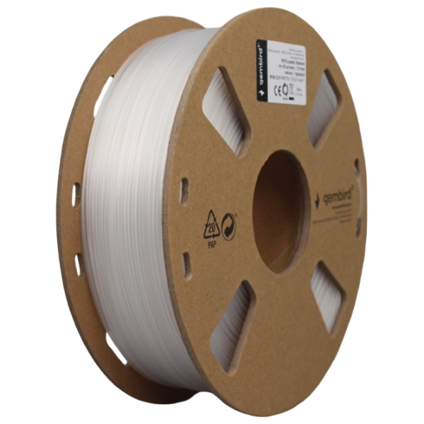 Filament Gembird 3DP-PETG1.75-01-NAT Natural photo 1