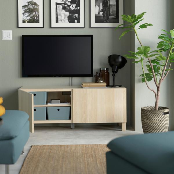 Comodă TV Ikea Besta/Lappviken/Stubbarp 48 x 120 x 42 / PAL photo 3 Comodă TV Ikea Besta/Lappviken/Stubbarp 48 x 120 x 42 / PAL photo 3