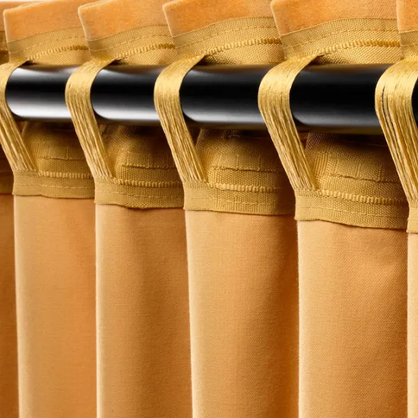 Шторы Ikea Sanela Золото / Хлопок photo 4