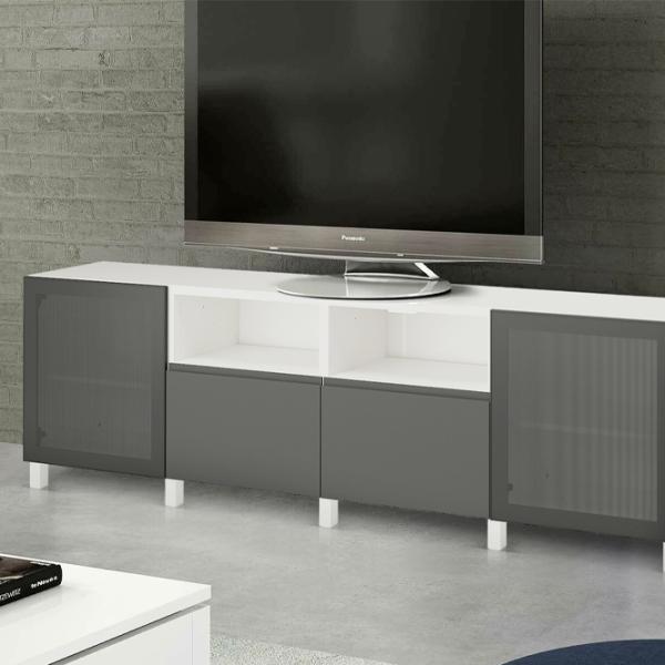 Comodă TV Ikea Besta/Mortviken/Vasterviken/Stubbarp 74 x 240 x 42 / MDF photo 2