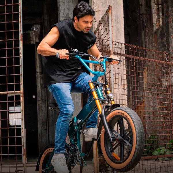 Bicicletă electrică FIIDO M1 Pro 20"  / Blue photo 3 Bicicletă electrică FIIDO M1 Pro 20"  / Blue photo 3