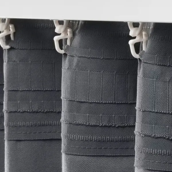 Шторы Ikea Sanela Серый / Хлопок photo 3