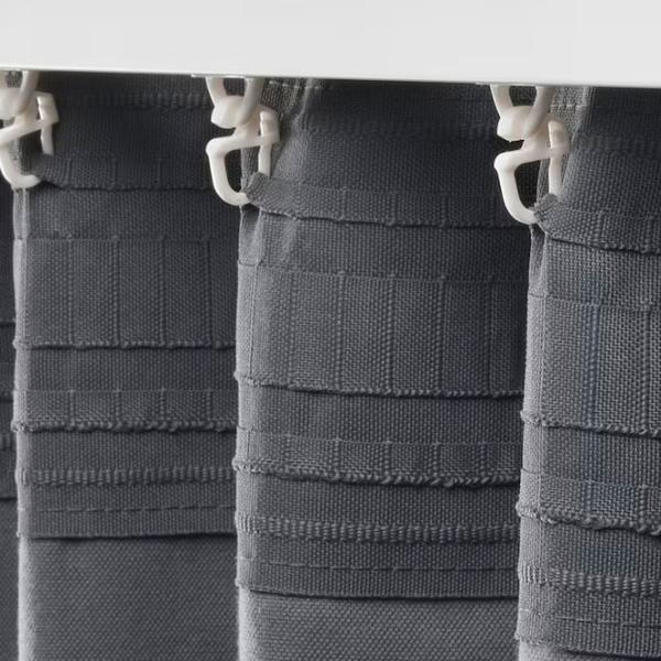 Шторы Ikea Sanela Серый / Хлопок photo 3