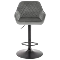 Барный стул Halmar H103  Бархат / Металл / Grey