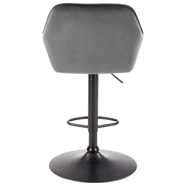 Scaun de bar Halmar H103  Catifea / Metal / Grey photo 5