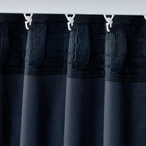 Шторы Ikea Sanela Синий / Хлопок photo 3