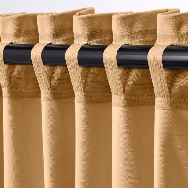 Шторы Ikea Sanela Бежевый / Хлопок photo 3