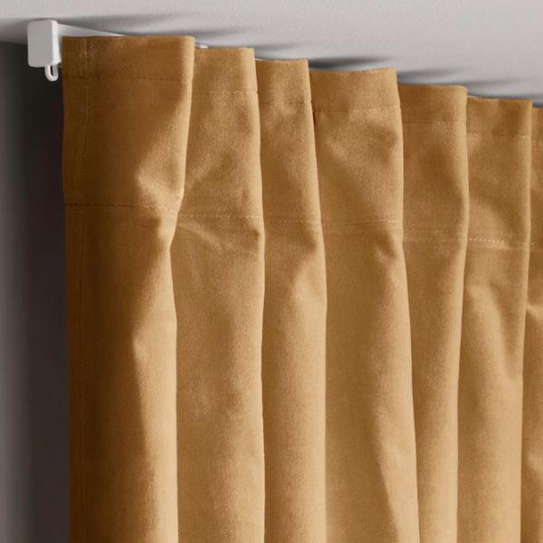 Шторы Ikea Sanela Бежевый / Хлопок photo 5