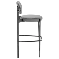 Барный стул AG H108 Бархат / Дерево / Grey photo 3
