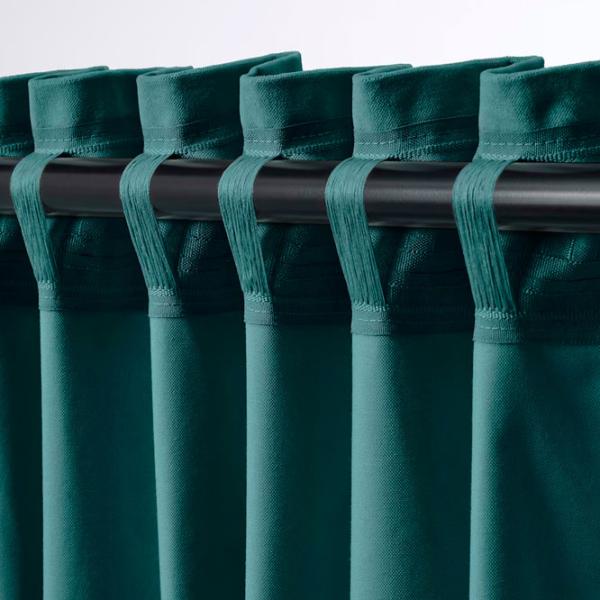 Шторы Ikea Sanela Тёмно-серый / Хлопок photo 2