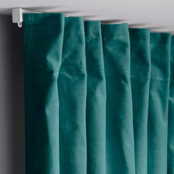 Шторы Ikea Sanela Тёмно-серый / Хлопок photo 3