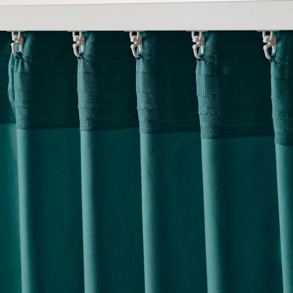 Шторы Ikea Sanela Тёмно-серый / Хлопок photo 4