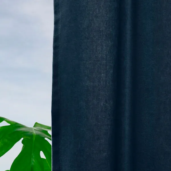 Шторы Ikea Sanela Синий / Хлопок photo 2