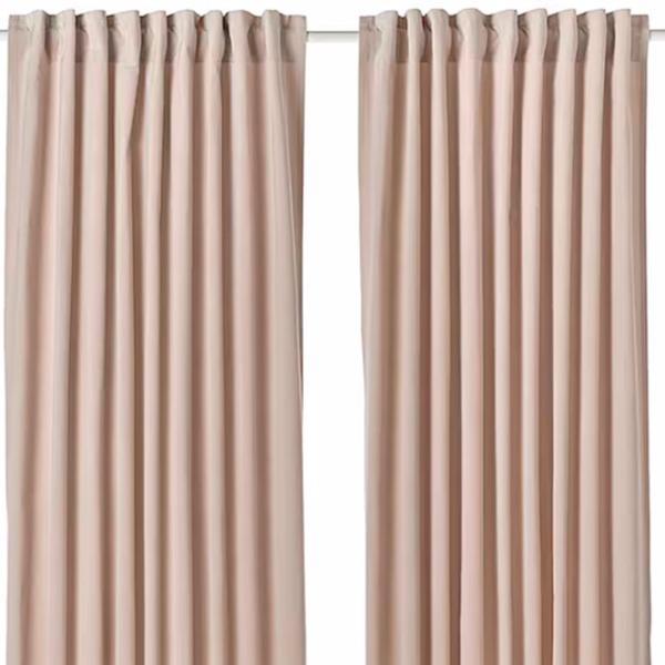 Шторы Ikea Sanela Бежевый / Хлопок photo 1