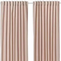 Шторы Ikea Sanela Бежевый / Хлопок