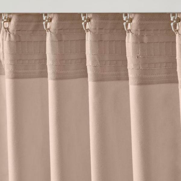 Шторы Ikea Sanela Бежевый / Хлопок photo 2